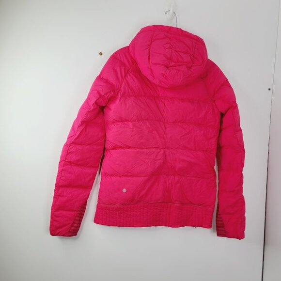 Lululemon Women's Pink Fluffed Up Quilted Padded Puffer Hooded Pullover Size - Picture 3 of 6